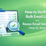 how to verify a bulk email list - reoon