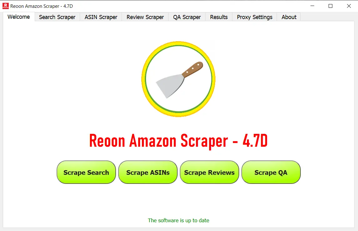 Reoon Amazon Scraper - Dashboard